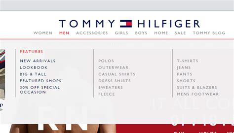 tommy hilfiger website.